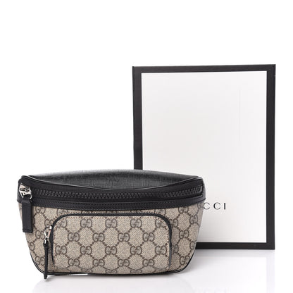 Gucci GG Supreme Monogram Belt Bag Black 10 of 10