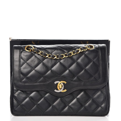 Chanel Lambskin Quilted Small Double Flap Black 9 of 9