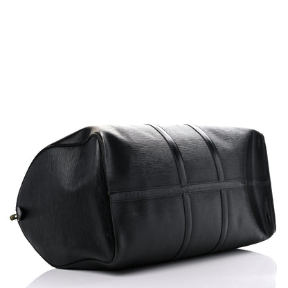 Louis Vuitton Epi Keepall 55 Black 4 of 30