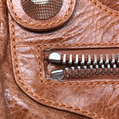 Balenciaga Agneau Giant 21 Silver Hardware City Sienna 10 of 11