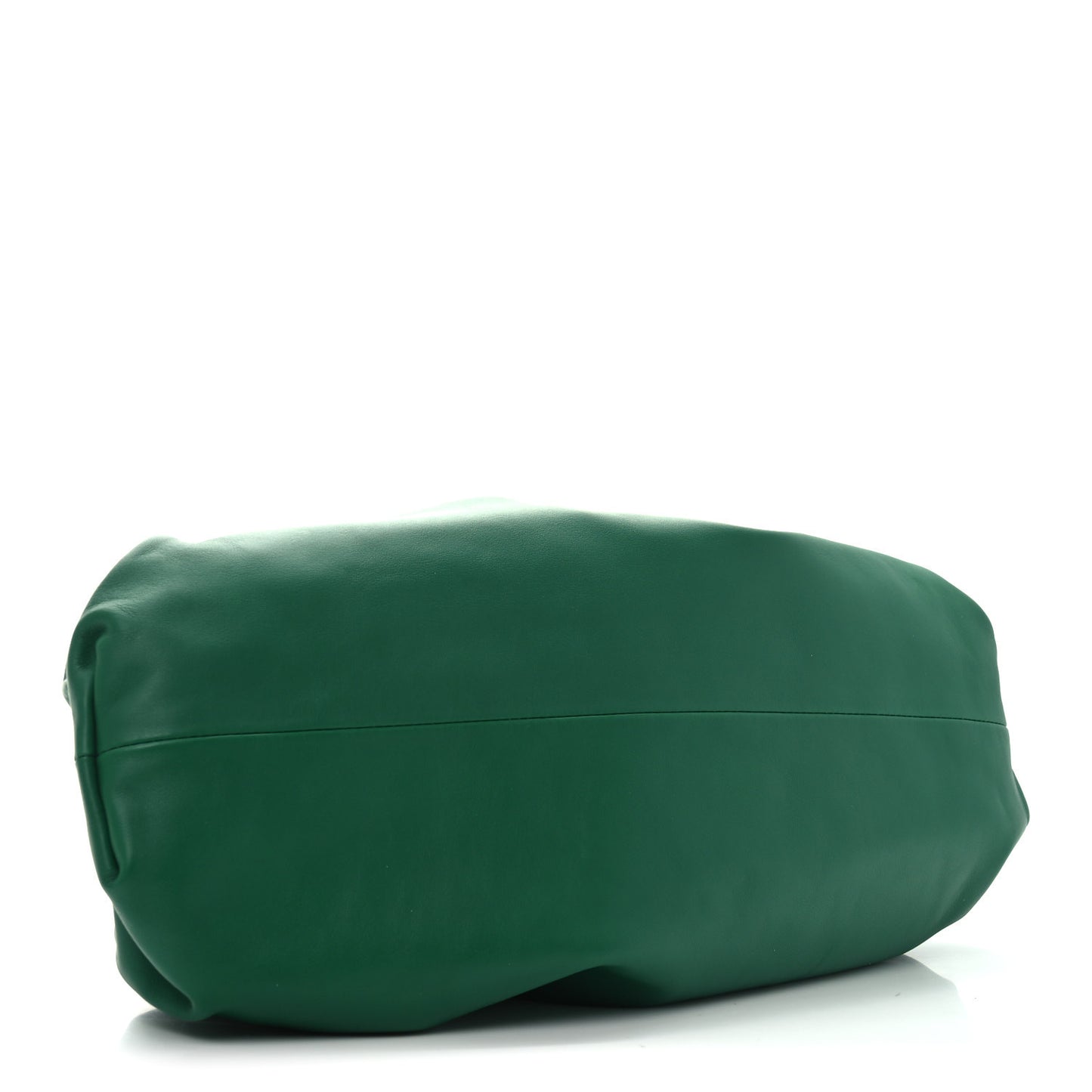 Smooth Butter Calf The Pouch Oversized Clutch Racing Green