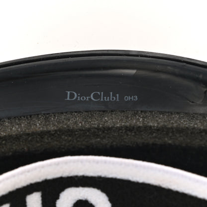 Christian Dior Mirrored DiorClub1 Sun Visor Black 8 of 8
