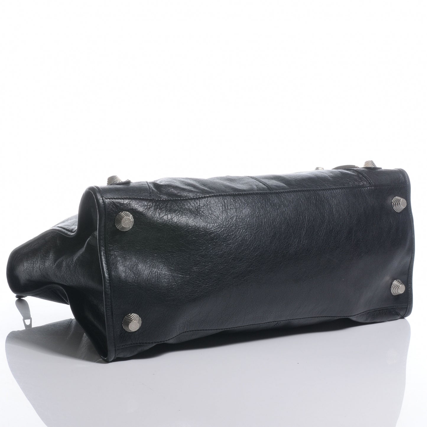 Agneau Giant 21 Silver Hardware Work Black