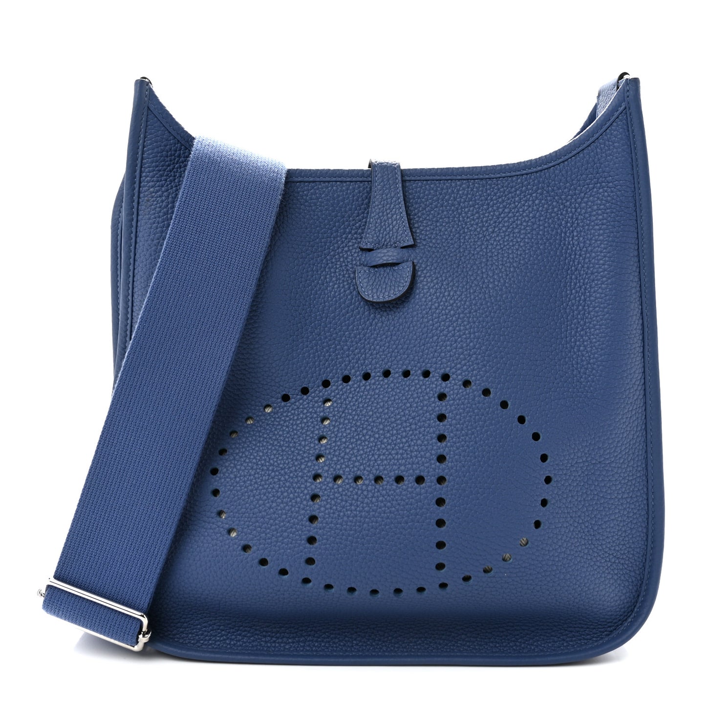 Taurillon Clemence EVELYNE III PM  Bleu Agate