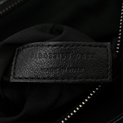 Saint Laurent Crinkled Calfskin Matelasse Monogram Medium Niki Chain Satchel Military Olive 7 of 10