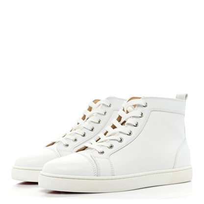 Christian Louboutin Calfskin Mens Louis Flat Sneakers 42 White 3 of 10