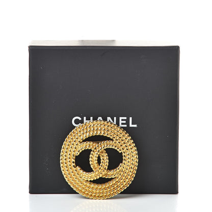 Chanel Rope CC Brooch Gold 6 of 6