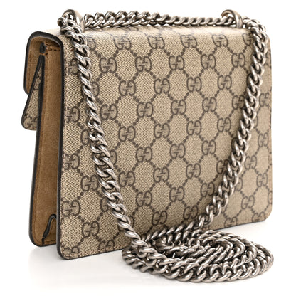 Gucci GG Supreme Monogram Mini Dionysus Shoulder Bag Taupe 3 of 13