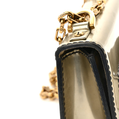 Christian Dior Metallic Calfskin J'Adior Mini Chain Flap Bag Gold 12 of 15