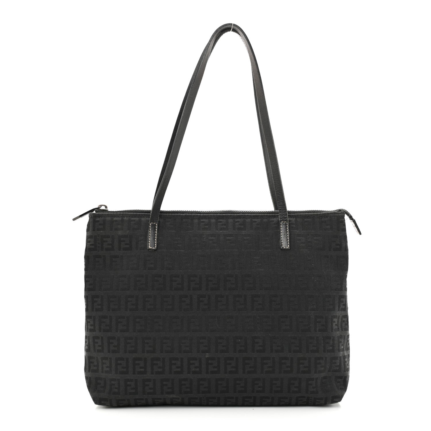 Fendi Zucchino Small Roll Tote Black 1 of 14