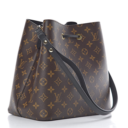 Louis Vuitton Monogram Neonoe MM Black 3 of 8
