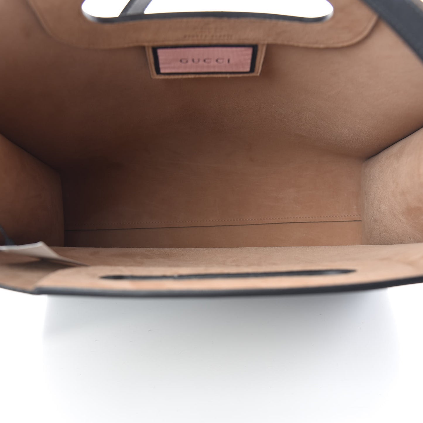 Calfskin GucciGhost Real Medium XL Tote Black Yellow
