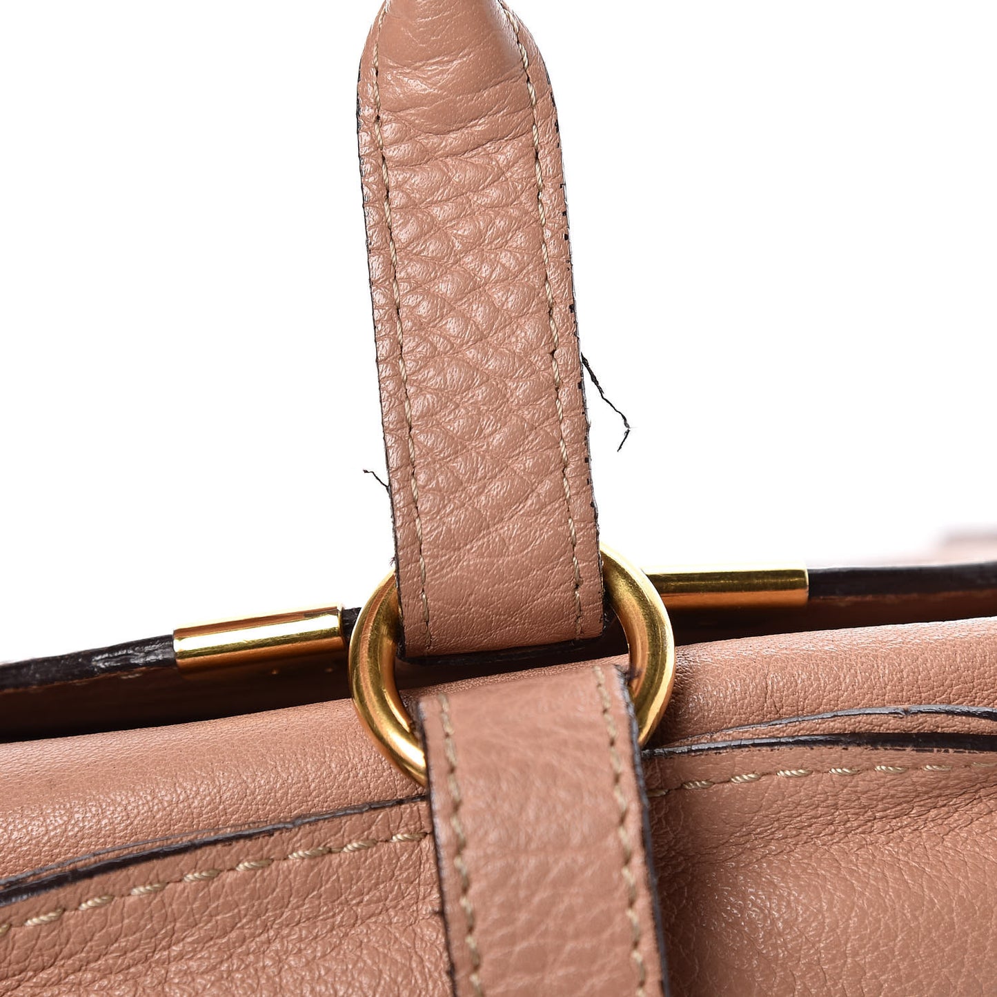 Calfskin Mini Marcie Round Crossbody Bag Nude