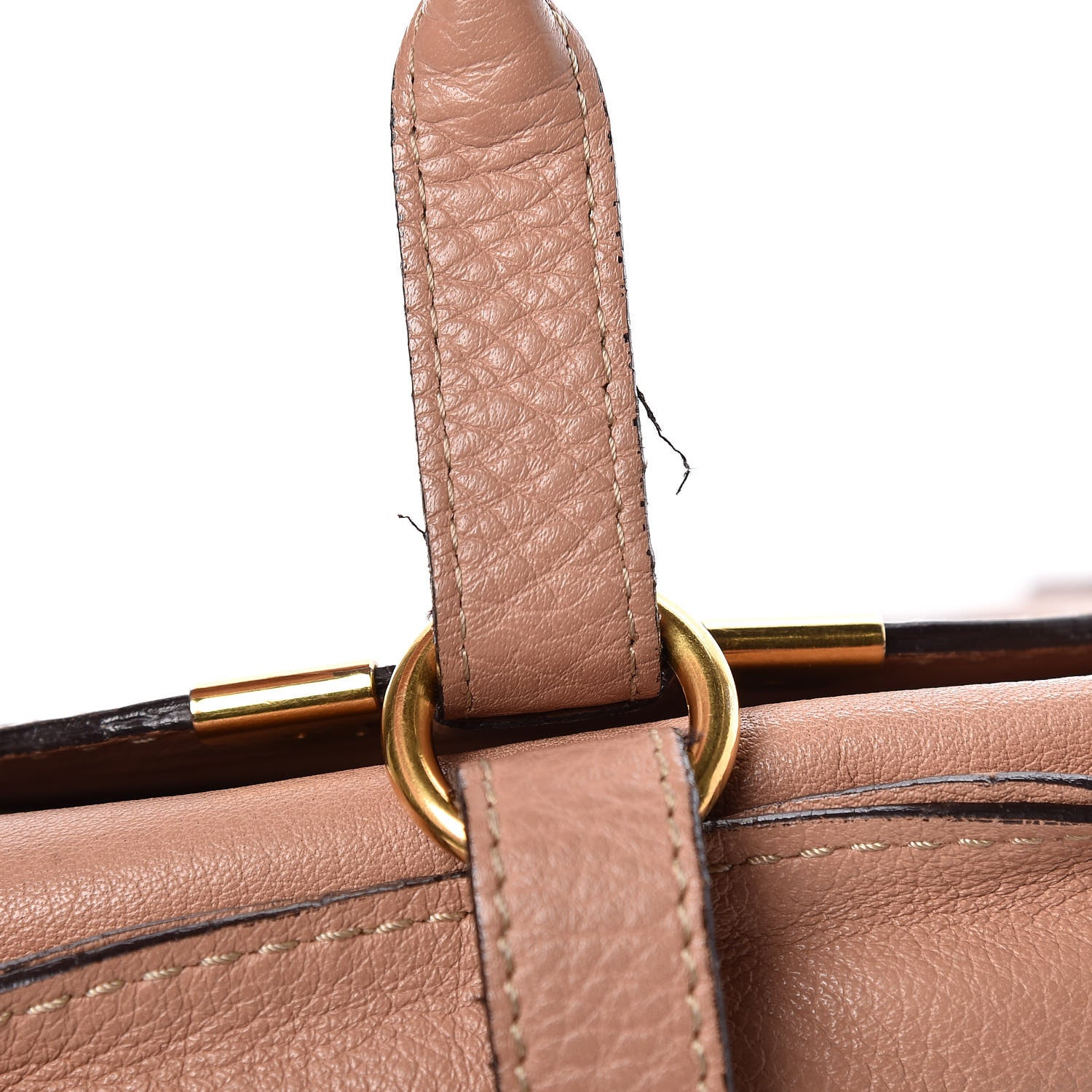 Chloe Calfskin Mini Marcie Round Crossbody Bag Nude 8 of 22