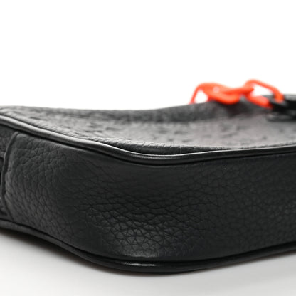 Louis Vuitton Taurillon Monogram Uniformes Solar Ray Soft Pochette Volga Belt Bag Black 7 of 10