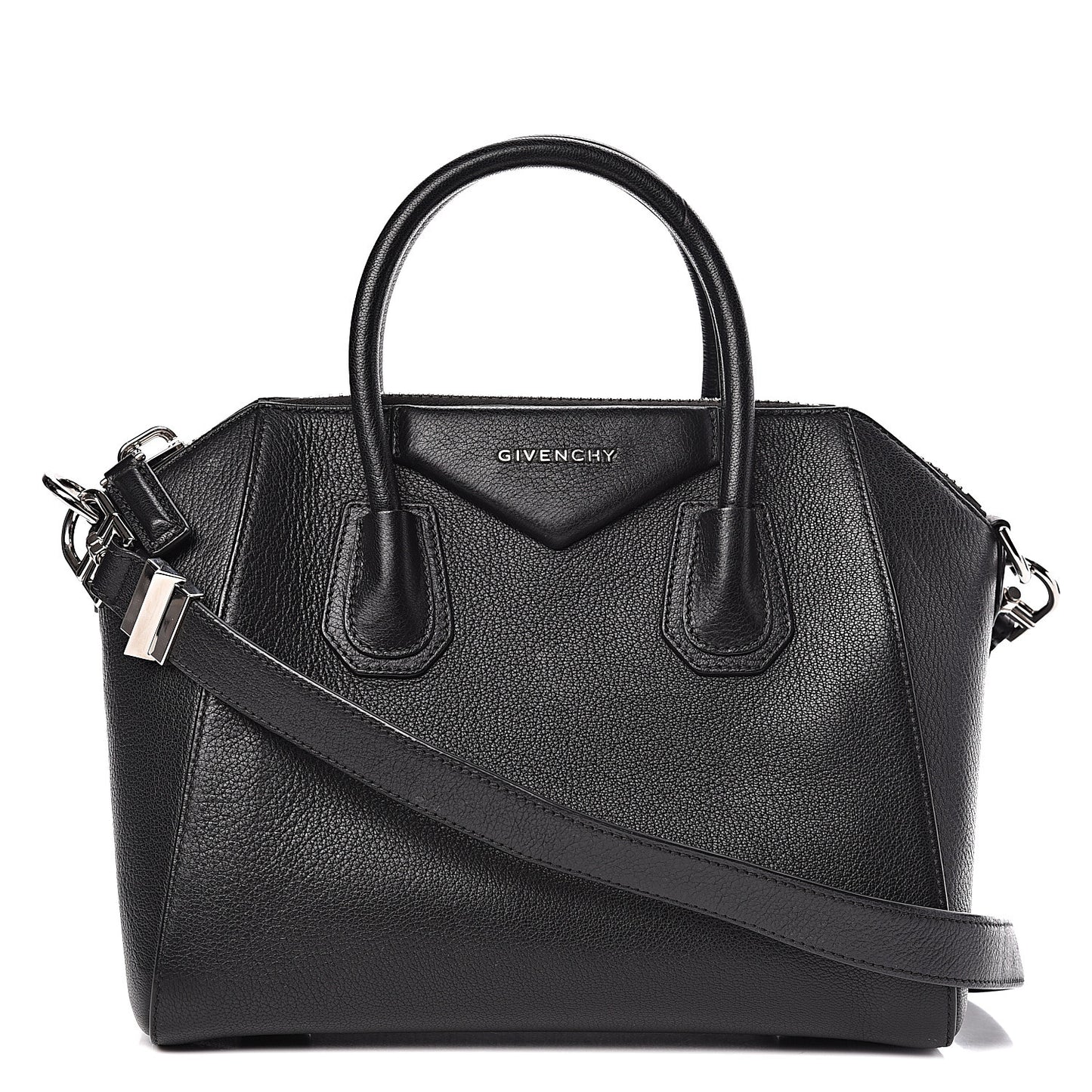 Sugar Goatskin Small Antigona Black