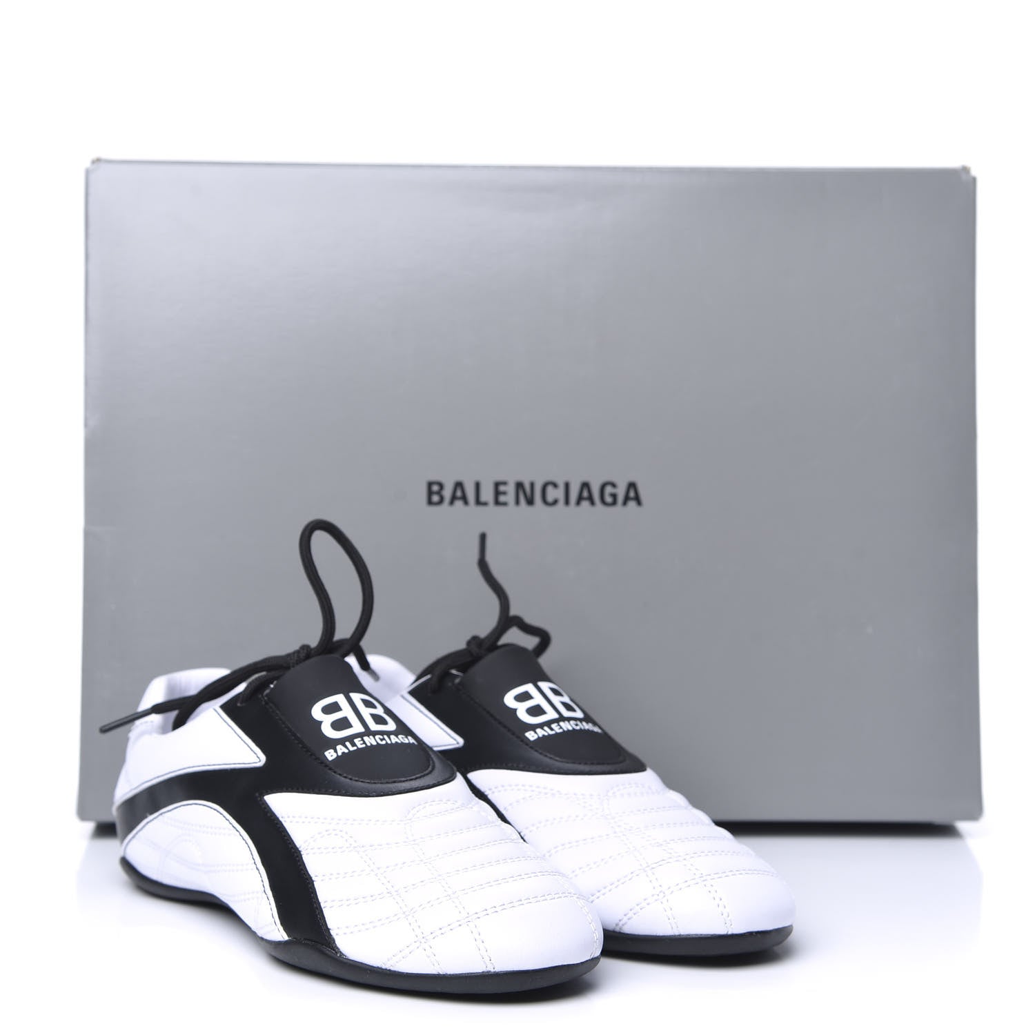 Balenciaga Polyurethane Womens Zen Sneakers 36 White Black 8 of 8
