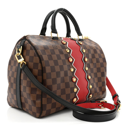 Louis Vuitton Damier Ebene Karakoram Speedy Bandouliere 30 3 of 9