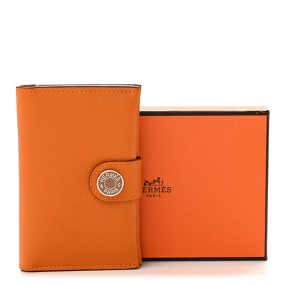 Hermes Evercolor Bi-Color RMS Card Holder Abricot Gold 10 of 10