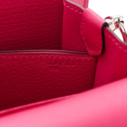 Hermes Evercolor Matte Alligator Mini Touch Sac Roulis Rose Mexico 7 of 12