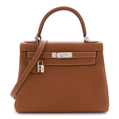 Hermes Togo Kelly Retourne 28 Gold 1 of 11