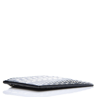 Saint Laurent Grain de Poudre Skeleton Print 5 Fragments Zip Pouch Card Holder Black 4 of 7