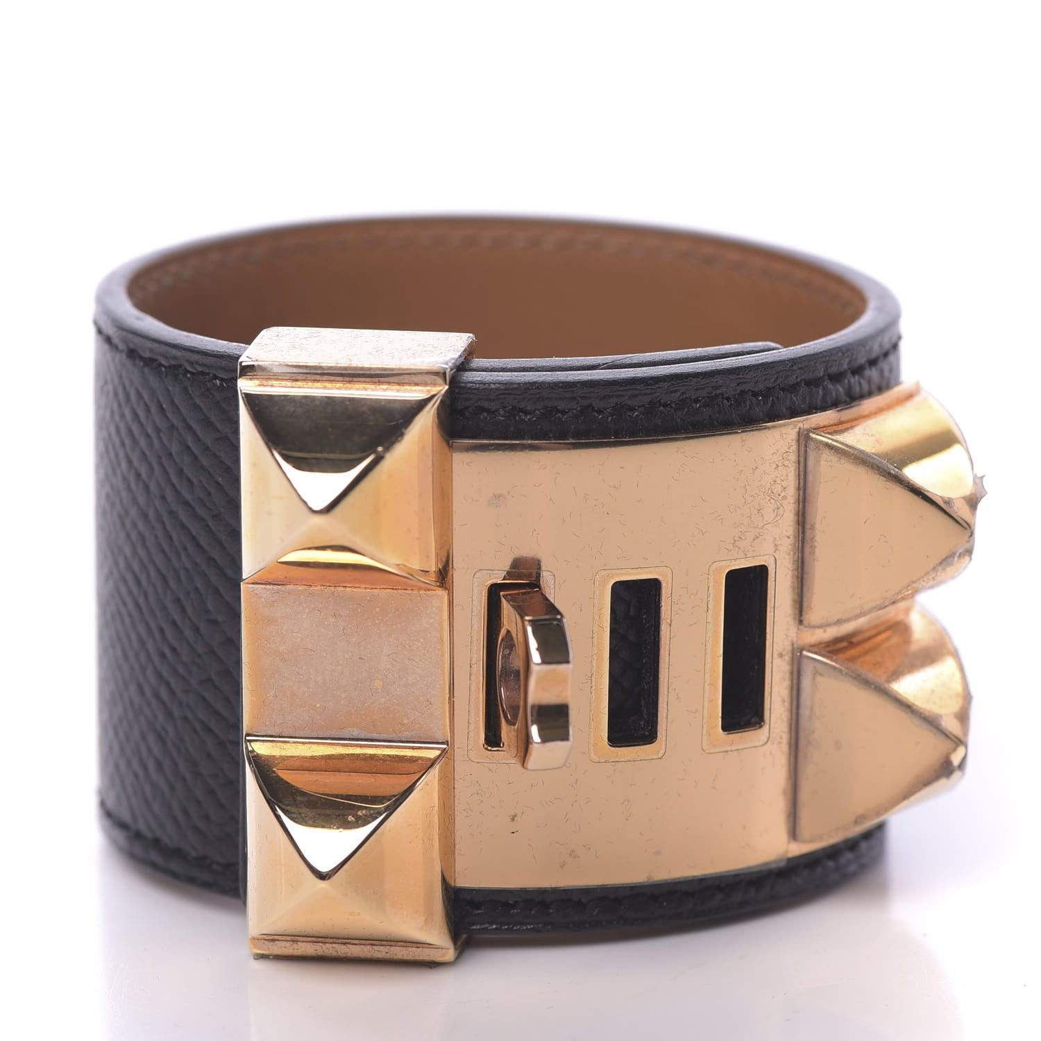 Hermes Epsom Collier de Chien CDC Bracelet XS Black 3 of 5