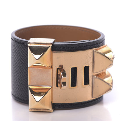 Hermes Epsom Collier de Chien CDC Bracelet XS Black 3 of 5