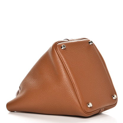 Hermes Taurillon Clemence Picotin Lock 18 PM Gold 4 of 8