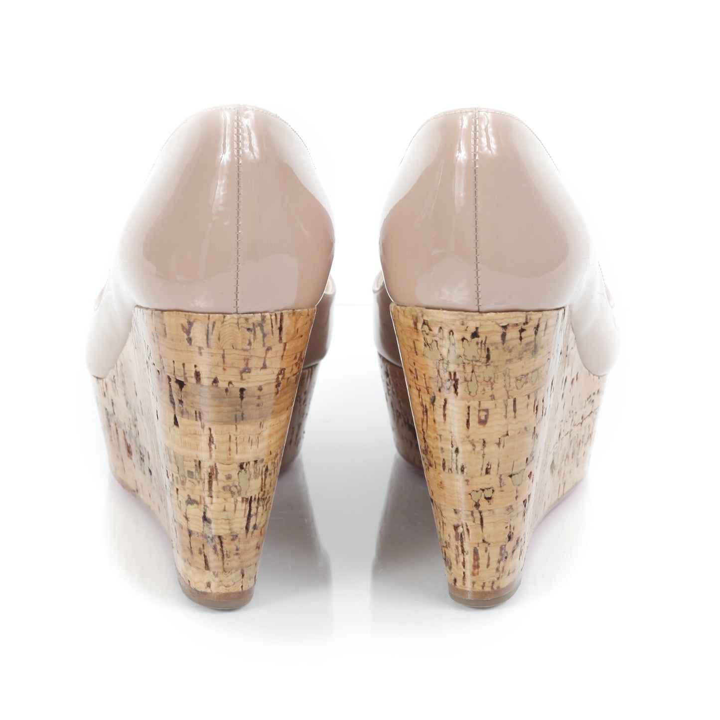 Cork Une Plume 100 Wedges 36 Nude