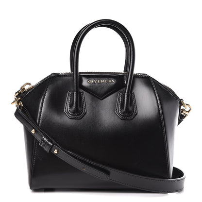Givenchy Shiny Lord Calfskin Mini Antigona Black 1 of 10