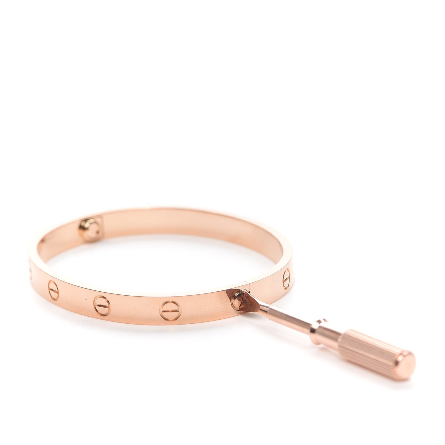 18K Pink Gold LOVE Bracelet 17