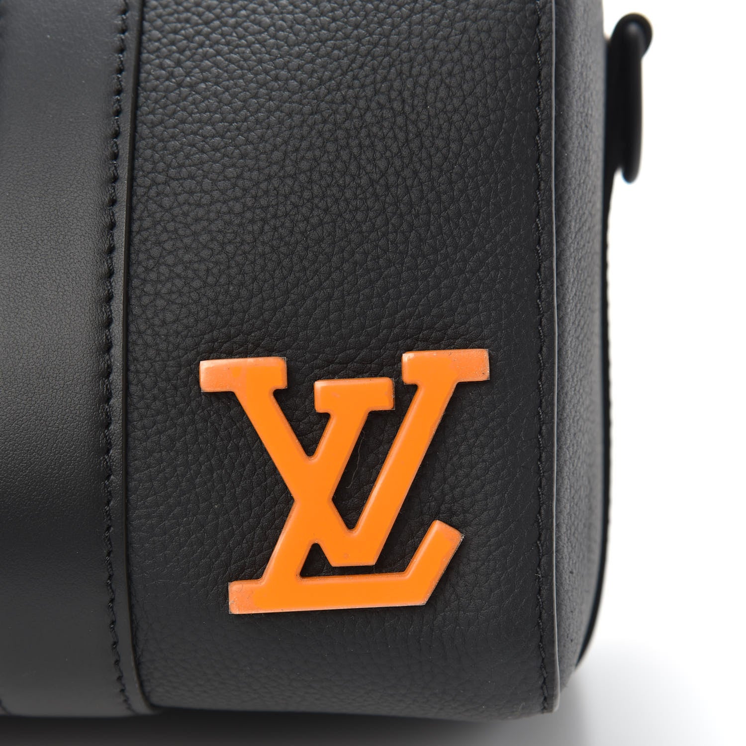Louis Vuitton Calfskin Damier Distorted City Keepall Black 8 of 10