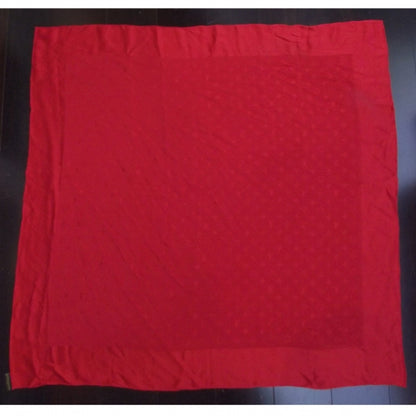 Louis Vuitton Silk Monogram Monaco Scarf Red 1 of 4