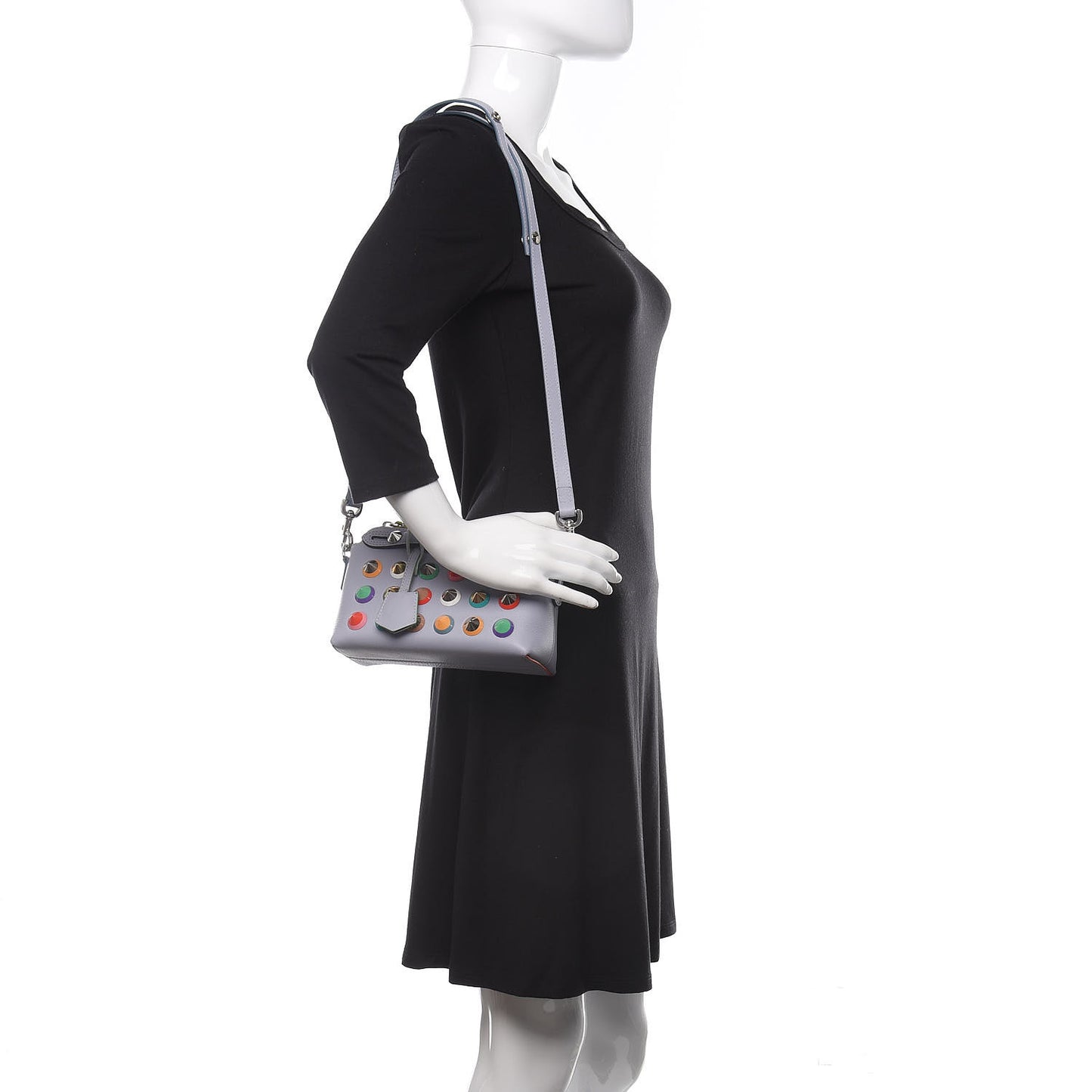 Vitello Dolce Studded Mini By The Way Boston Bag Light Purple Multicolor