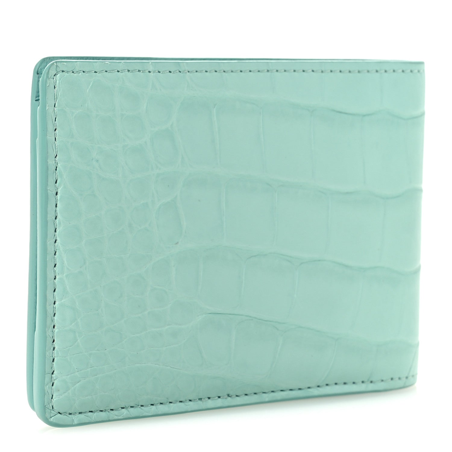 Louis Vuitton Alligator Multiple Wallet Lagoon 3 of 7