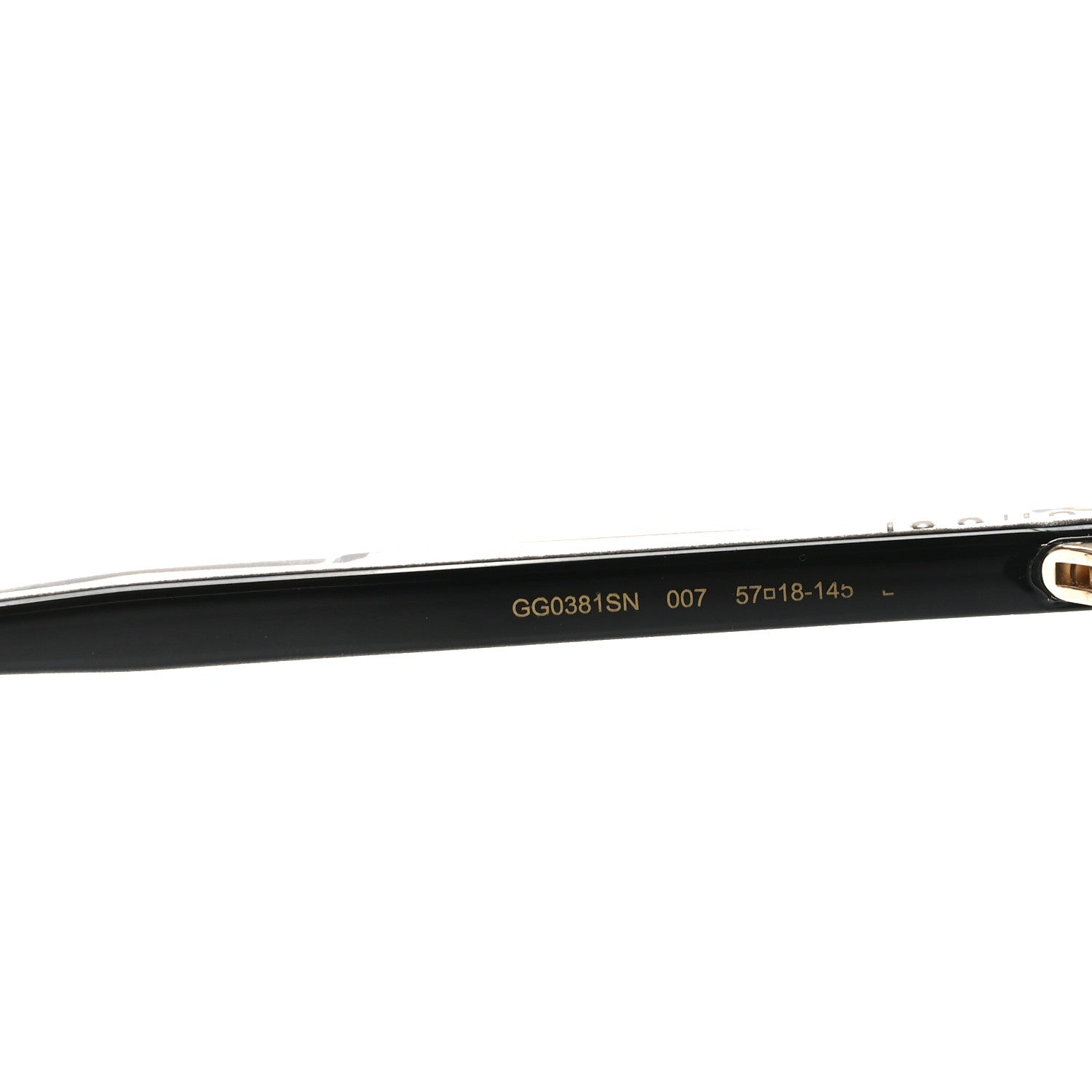 Gucci Acetate Frame Sunglasses GG0381SN Black 6 of 7