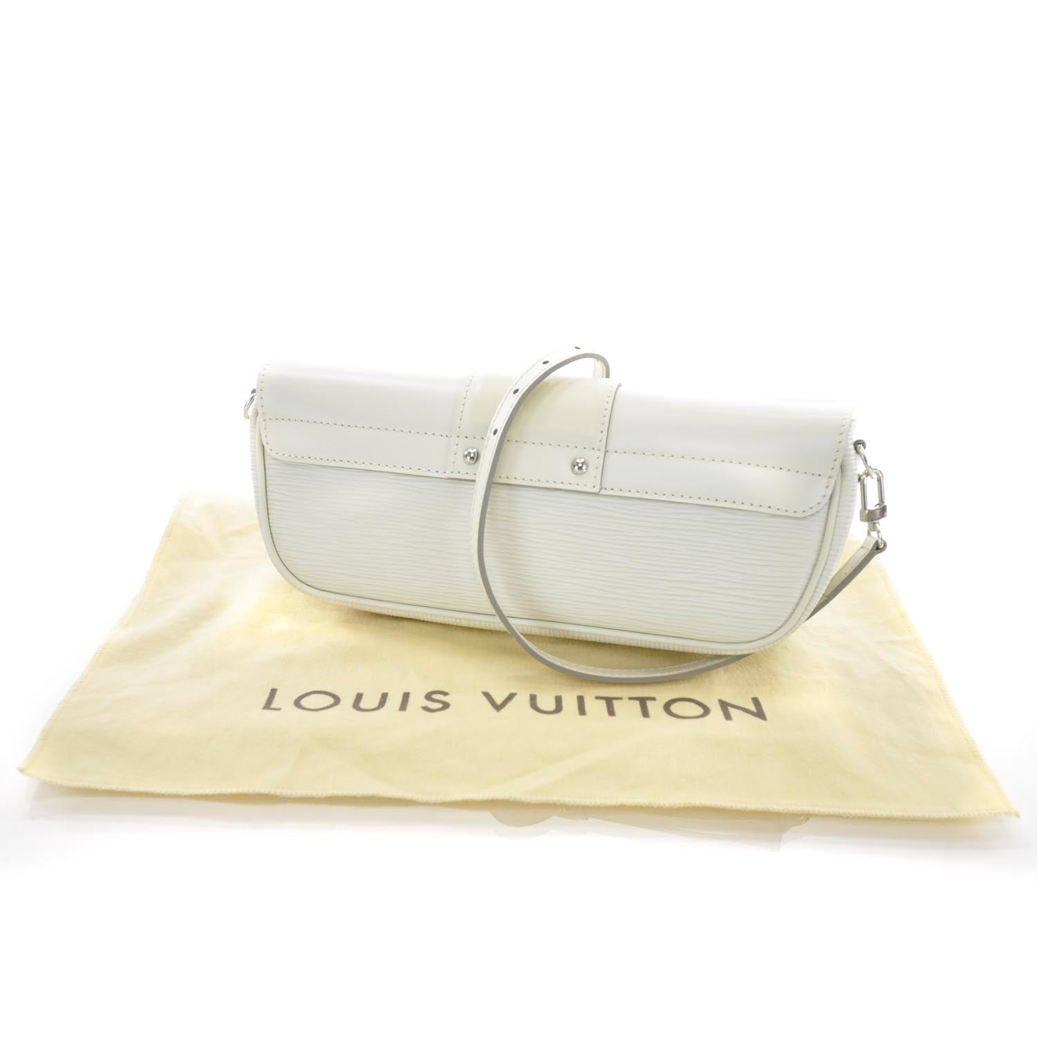 Louis Vuitton Epi Montaigne Clutch Ivory 3 of 10