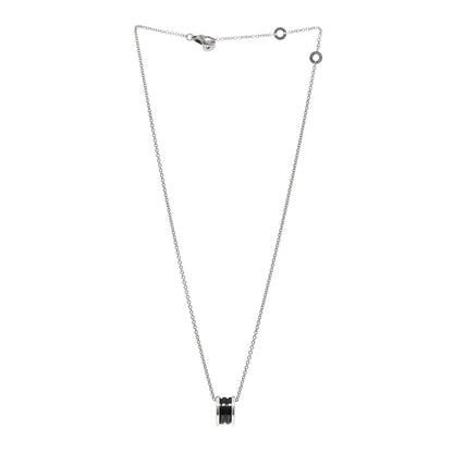 Bulgari Sterling Silver Ceramic Save The Children Pendant Necklace 3 of 4