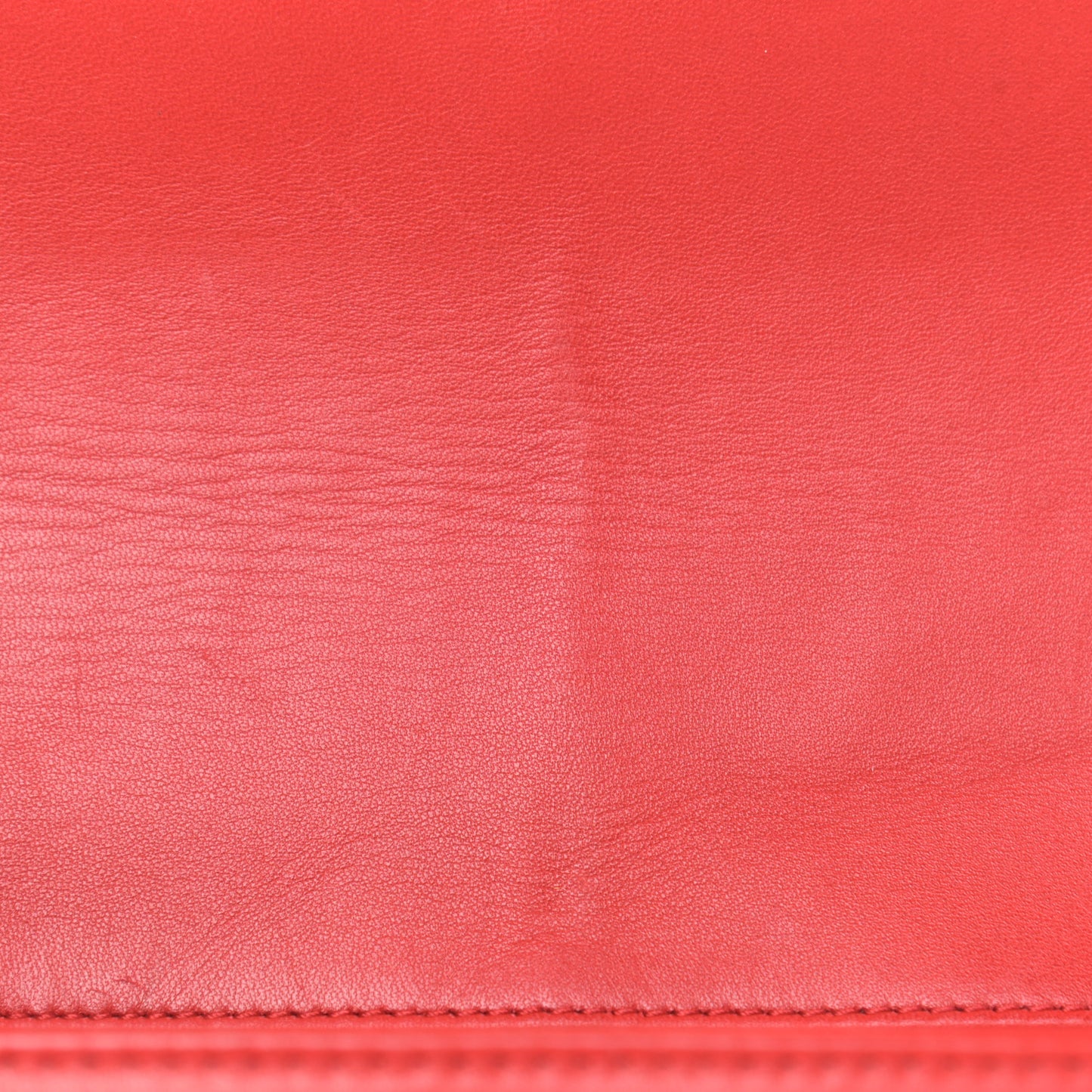 Lambskin Embossed New Medium Boy Cube Flap Red