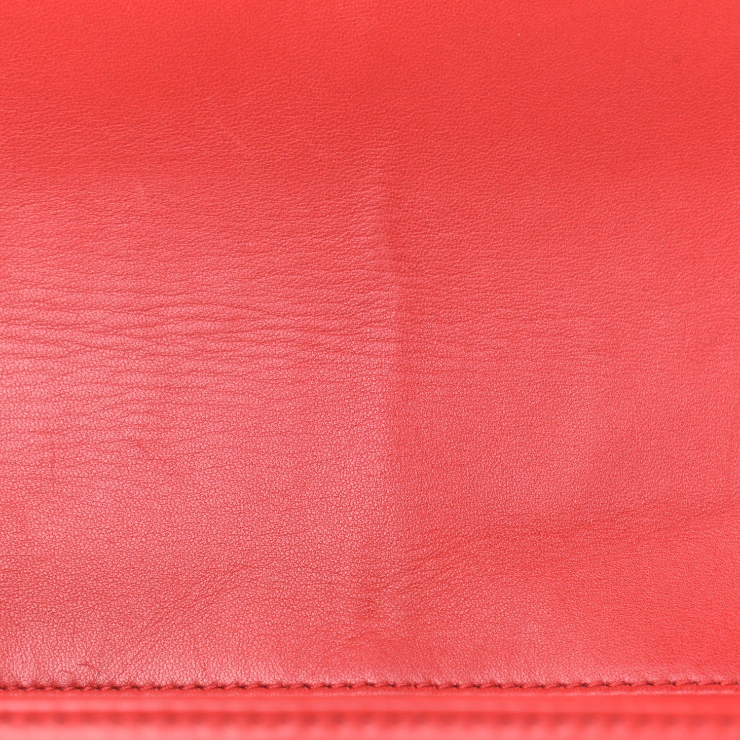 Chanel Lambskin Embossed New Medium Boy Cube Flap Red 15 of 15