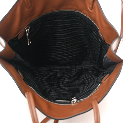 Prada Soft Calfskin Tote Cognac 5 of 11