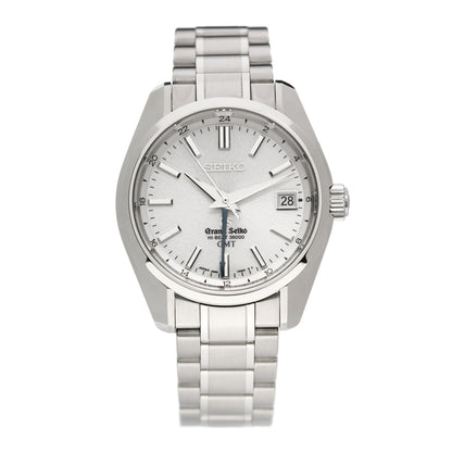 Grand Seiko Stainless Steel 40mm Mechanical High-Beat 36000 GMT Automatic Watch SBGJ011 1 of 5