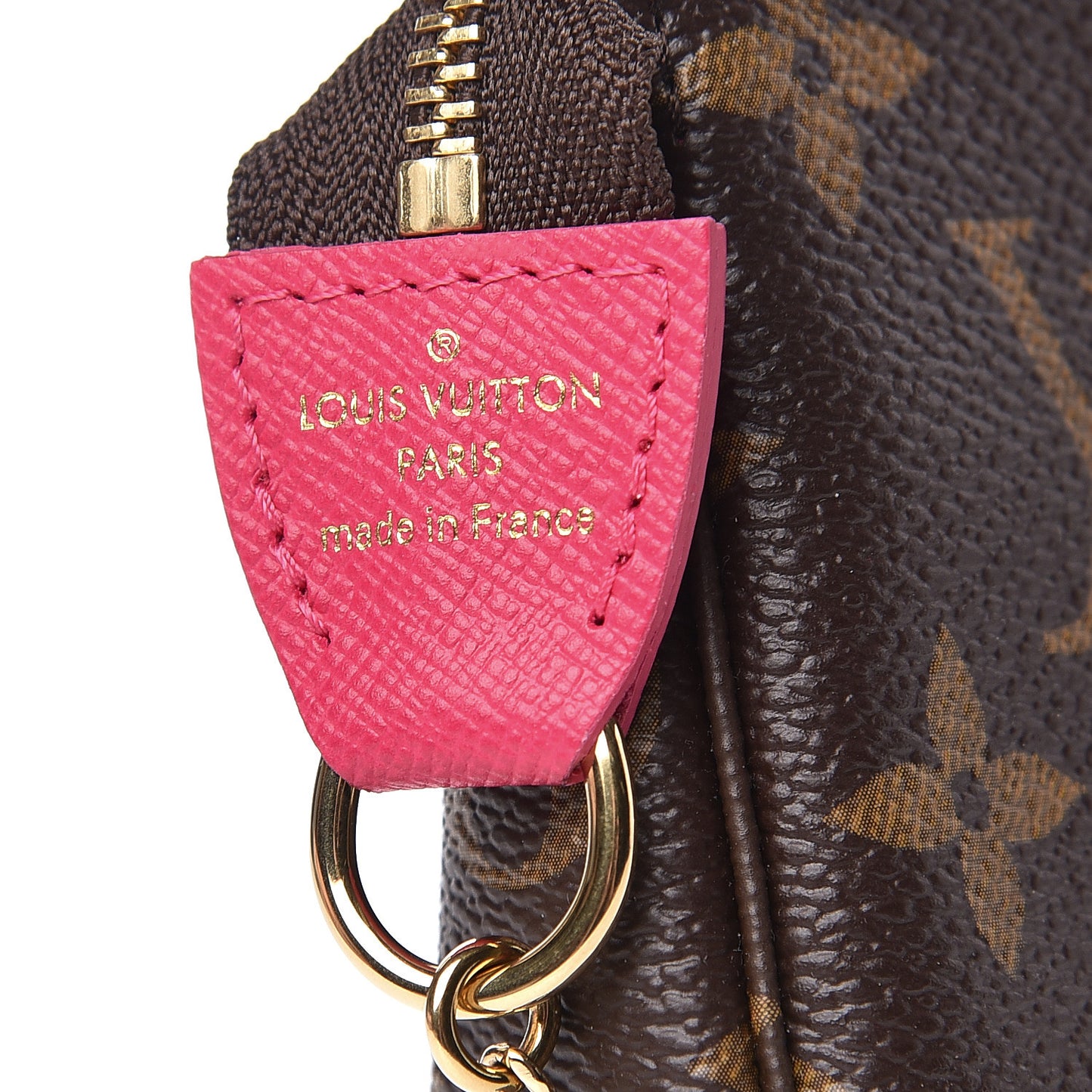 Monogram 2019 Christmas Animation Mini Courchevel Pochette Accessories Fuchsia