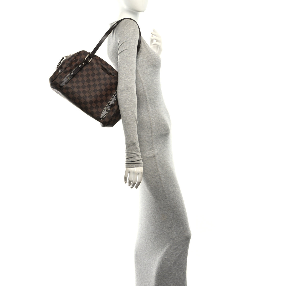 Louis Vuitton Damier Ebene Rivington GM 2 of 9