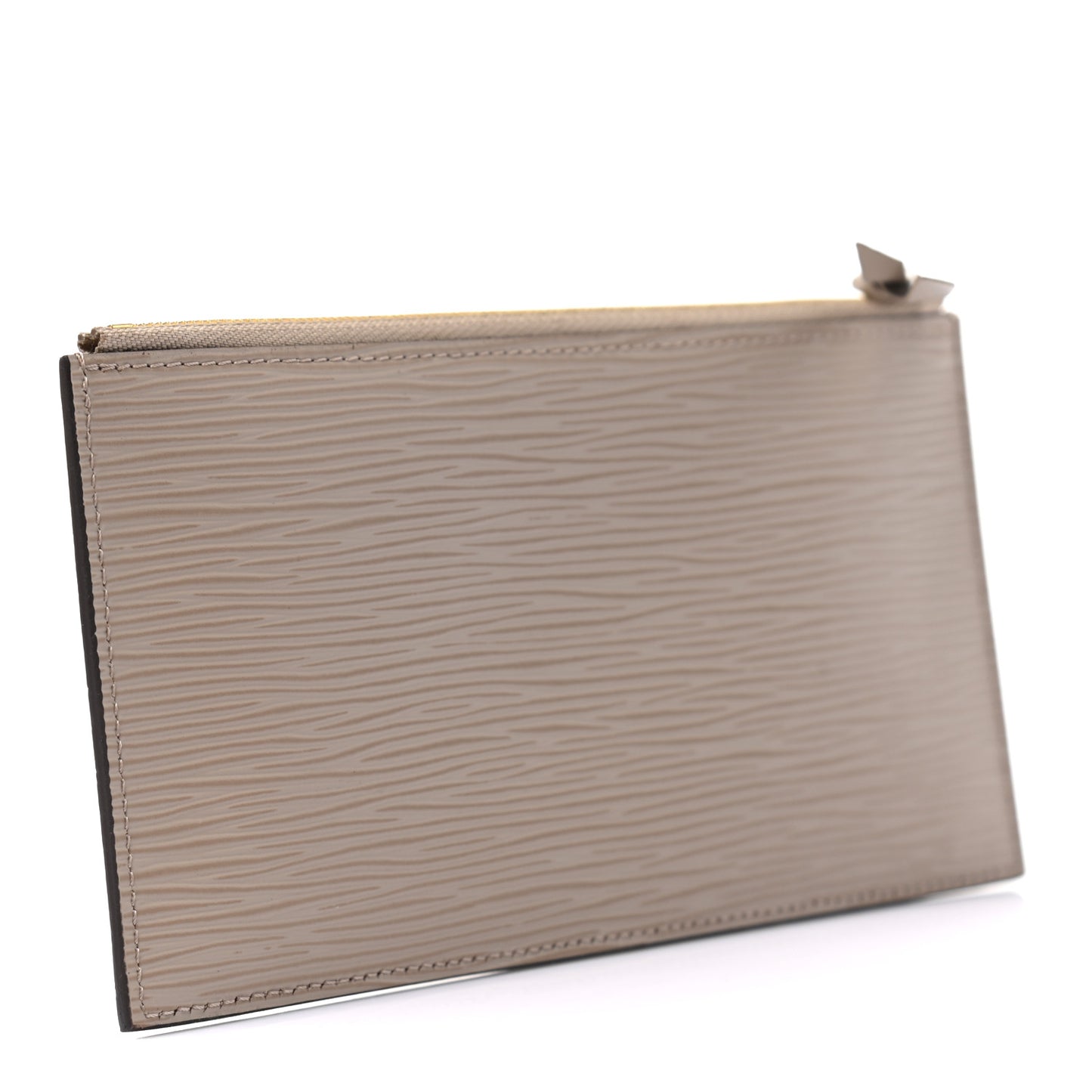 Epi Felicie Chain Wallet Zippered Insert Galet