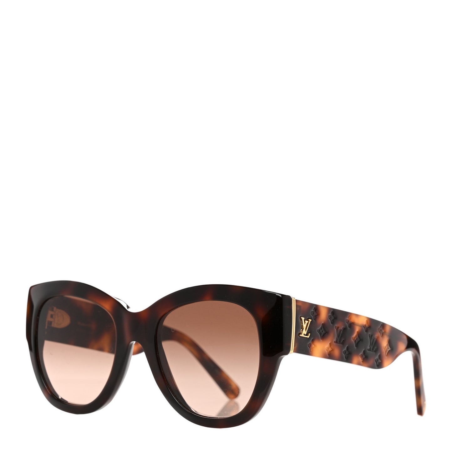 Acetate LV Empreinte Round Sunglasses Z1608W Brown