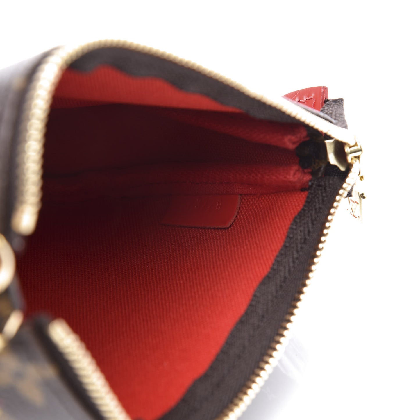 Monogram 2020 Christmas Animation Bumper Cars Mini Pochette Accessories Coquelicot