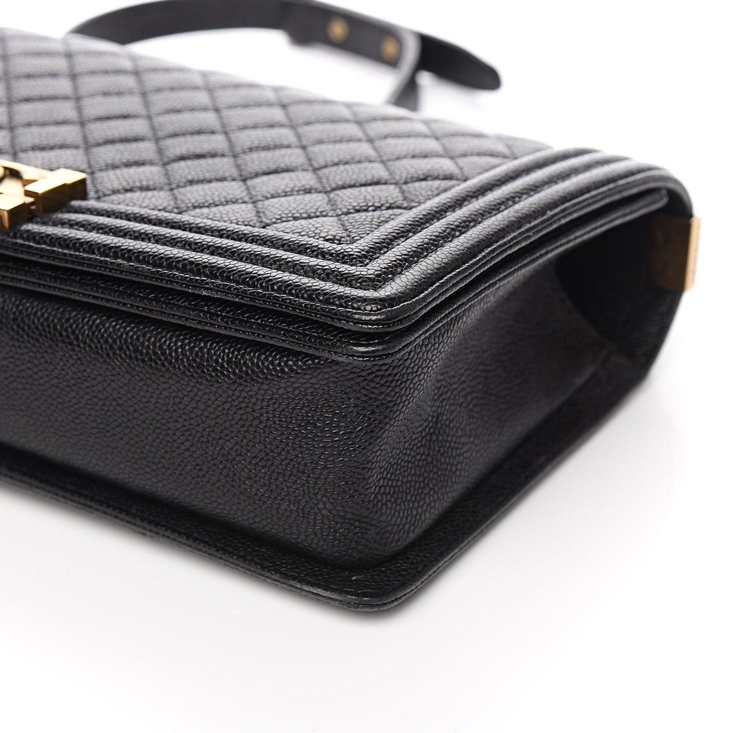 Caviar Quilted New Medium Boy Flap Black