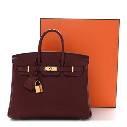 Hermes Togo Birkin 25 Rouge H 11 of 11